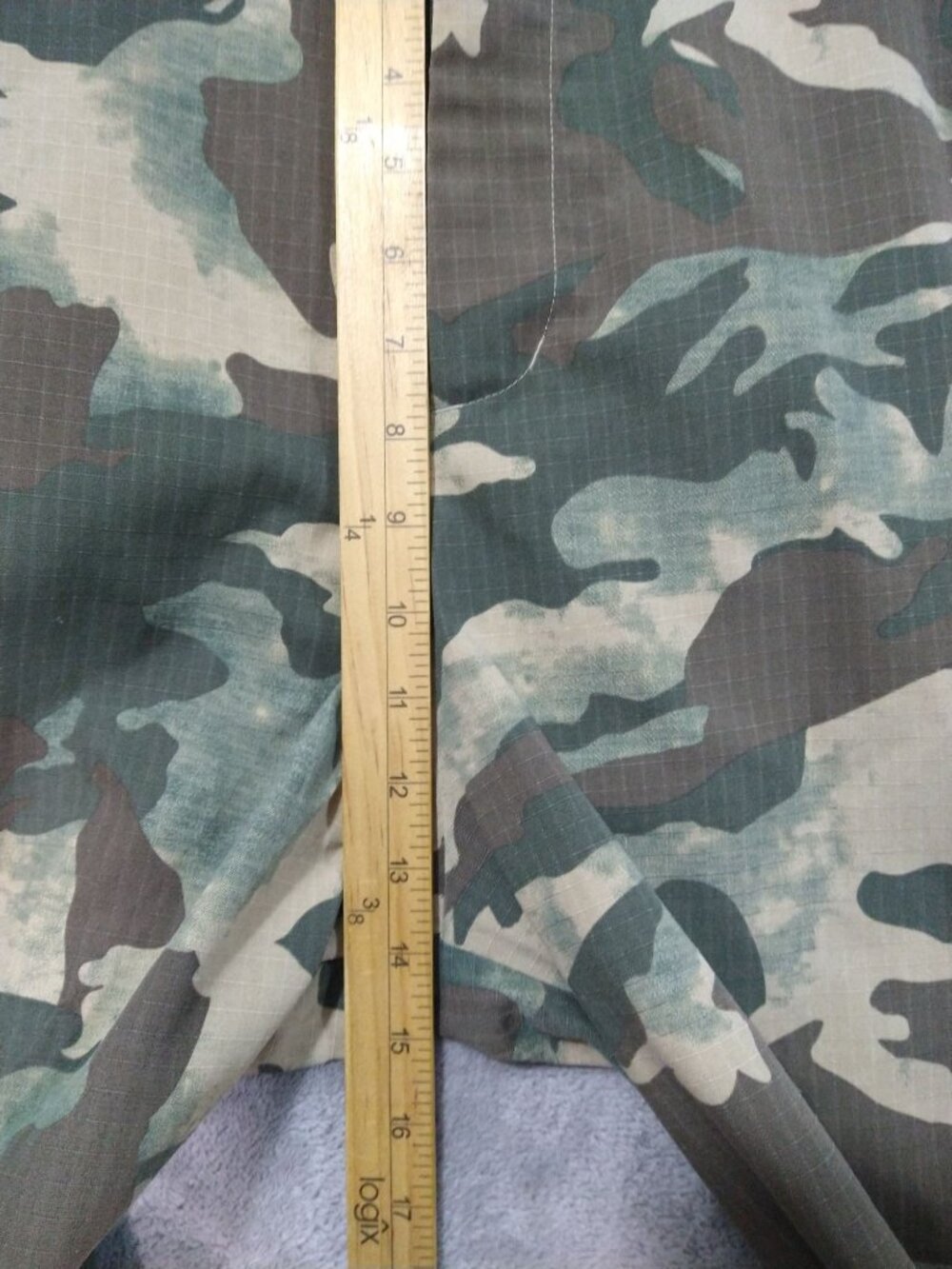 adidas Originals Green Camo Track Pant Ripstop Cargo Jogger Womens Medium Baggy - Picture 4 of 11